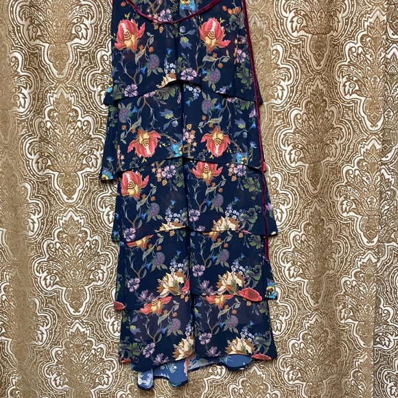 •fridayiminlove• {Cascade Dreams} Maxi Dress (navy / burgundy) - Picture 13 of 17